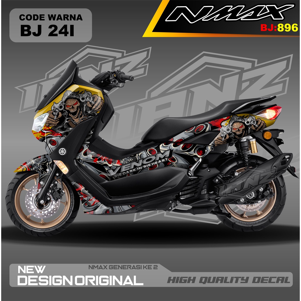 STIKER DECAL NMAX FULL MOTOR / DECAL FULL BODY NMAX / DECAL STIKER FULL BODY NMAX / STIKER DECAL NMAX TERBARU