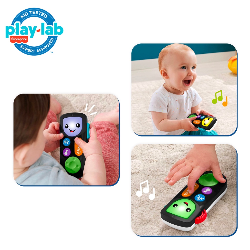 Fisher-Price Laugh &amp; Learn Stream &amp; Learn Remote - Mainan Edukasi Anak