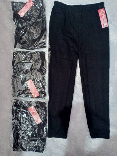 Legging Anak Warna HITAM POLOS~XS~S~M~L~XL~XXL~XXXL &amp; TANGGUNG