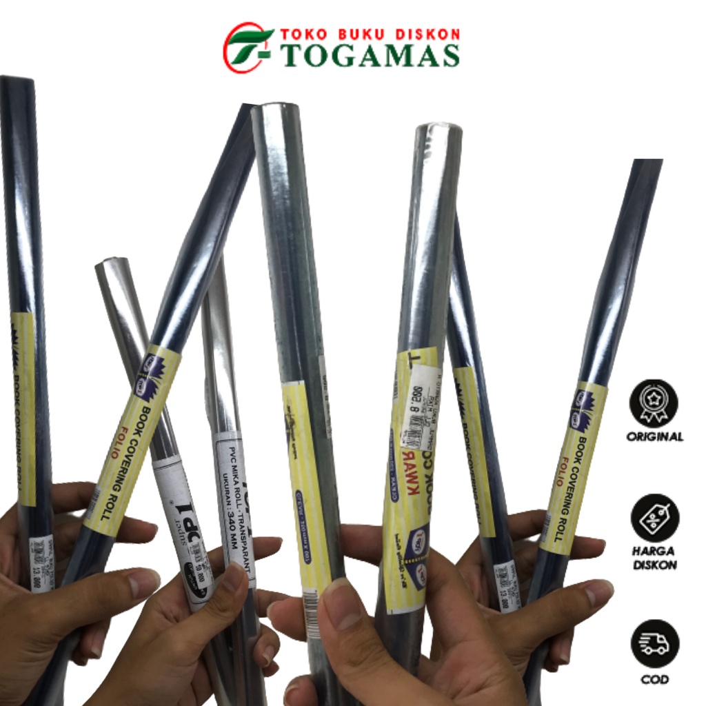 

READY STOCK !! SAMPUL BUKU ROLL MIKA KWARTO/BOXY/FOLIO