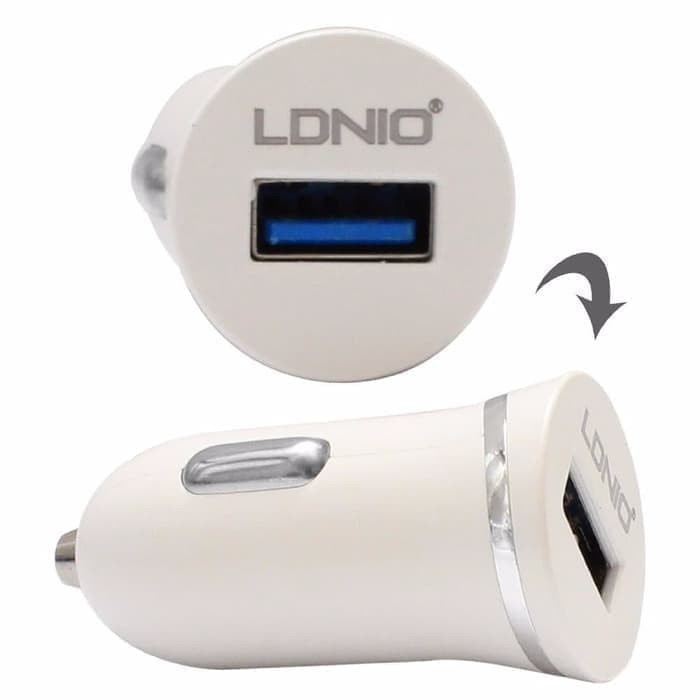 CAR CHARGER - CHARGER MOBIL LDNIO DL-C12 Plus CABLE MICRO USB