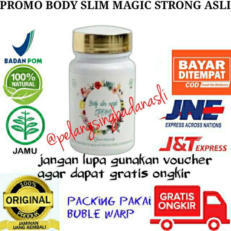 Body slim Magic Strong Original Obat Pelangsing Badan Herbal 100% Ampuh