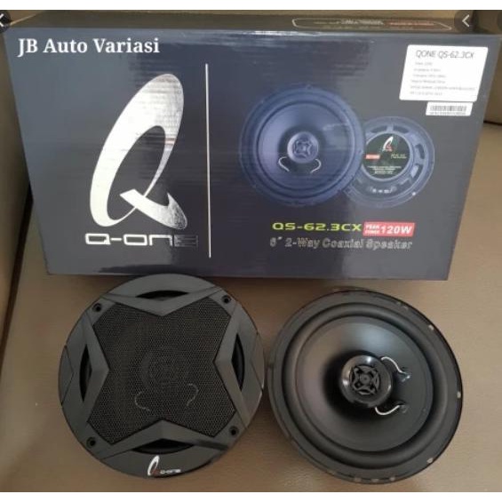 Speaker Pintu Mobil 6 inch Coaxial 2 Way Q ONE spiker audio Terlaris