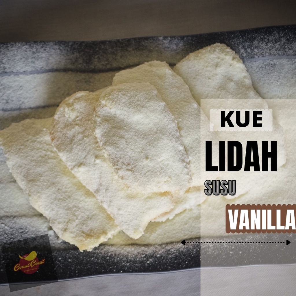 

Kue Lidah Susu (Vanila) / kue lidah 500 gram /ENAK