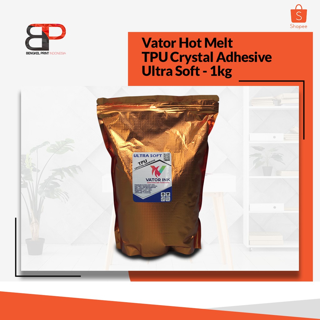 HOTMELT POWDER VATOR TPU ULTRA SOFT DTF 1kg | LEM SABLON DTF / PLATISOL