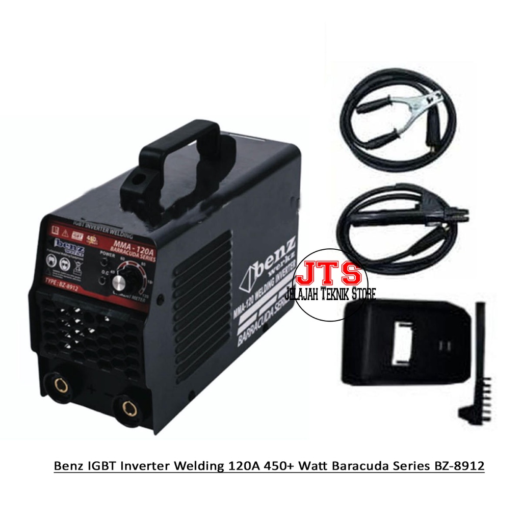 TERMURAH Mesin Las Listrik 450Watt Benz Barracuda Series Travo las Inverter MMA-120 Benz / MAILTANK 