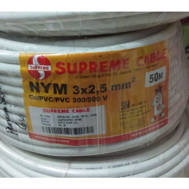 Kabel Supreme NYM 3 x 2,5 mm meteran