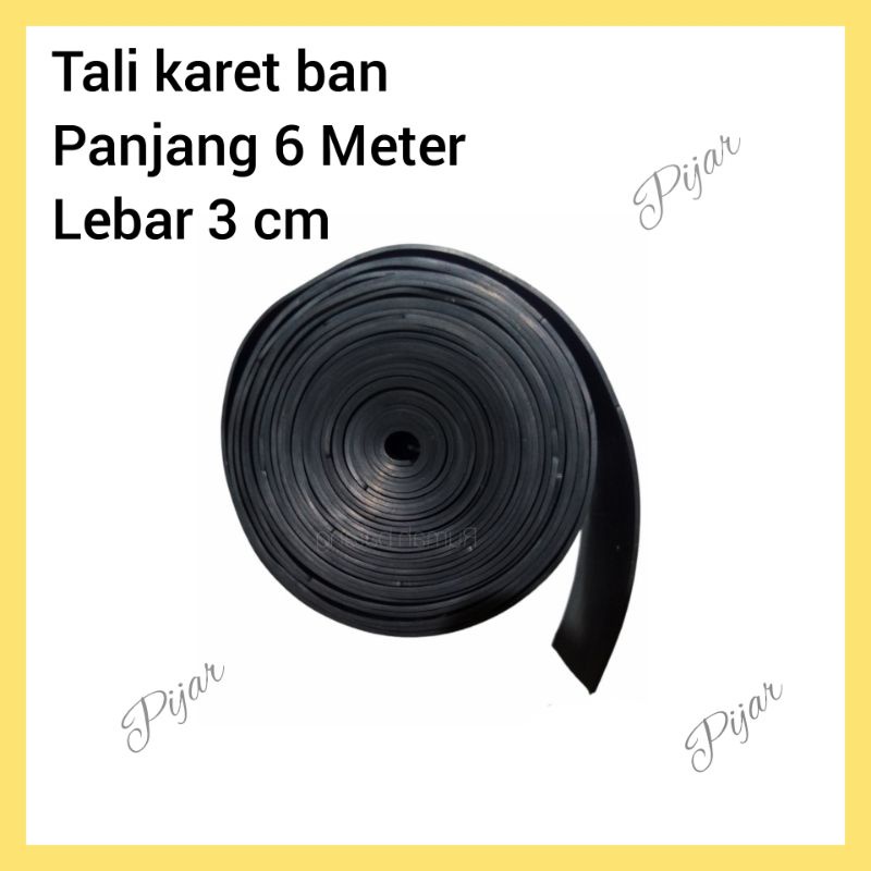

Tali Karet Pengikat Barang Bawaan Panjang 6 Meter Lebar 3 cm