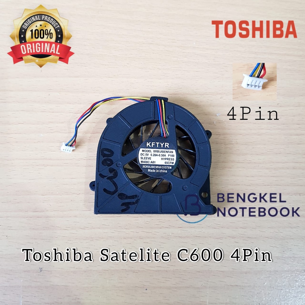 Fan Toshiba satellite C600 C640 L635 L630 C600 4Pin