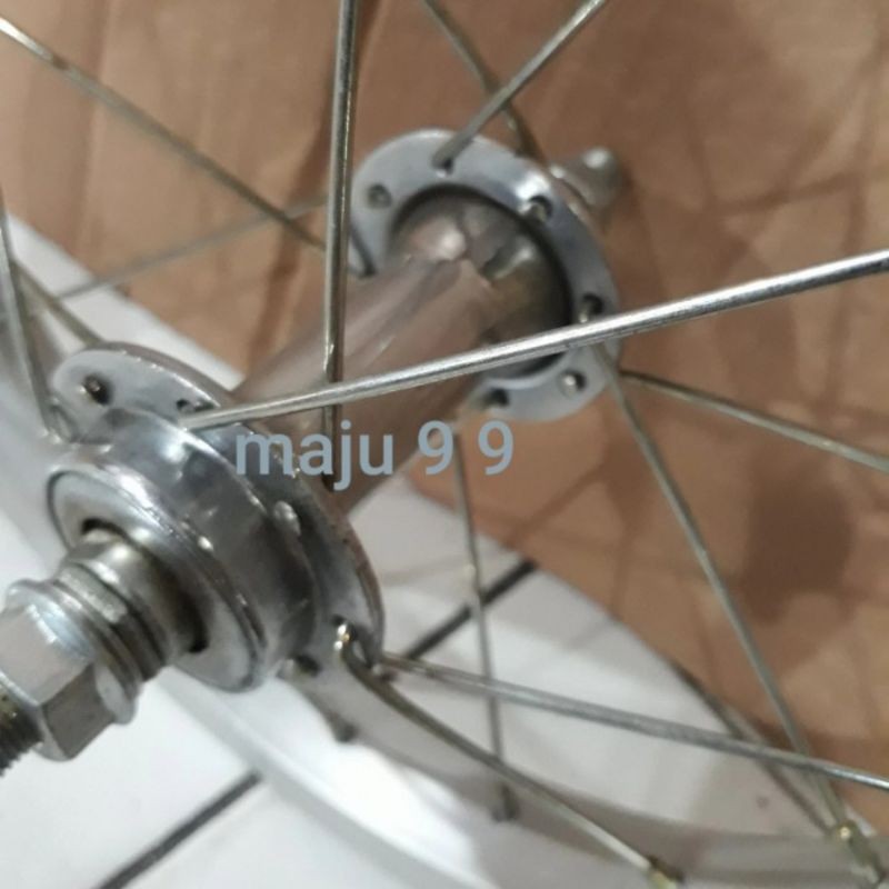 Velg Jadi 12 inch Depan/Wheelset sepeda 12 inch Depan Alloy