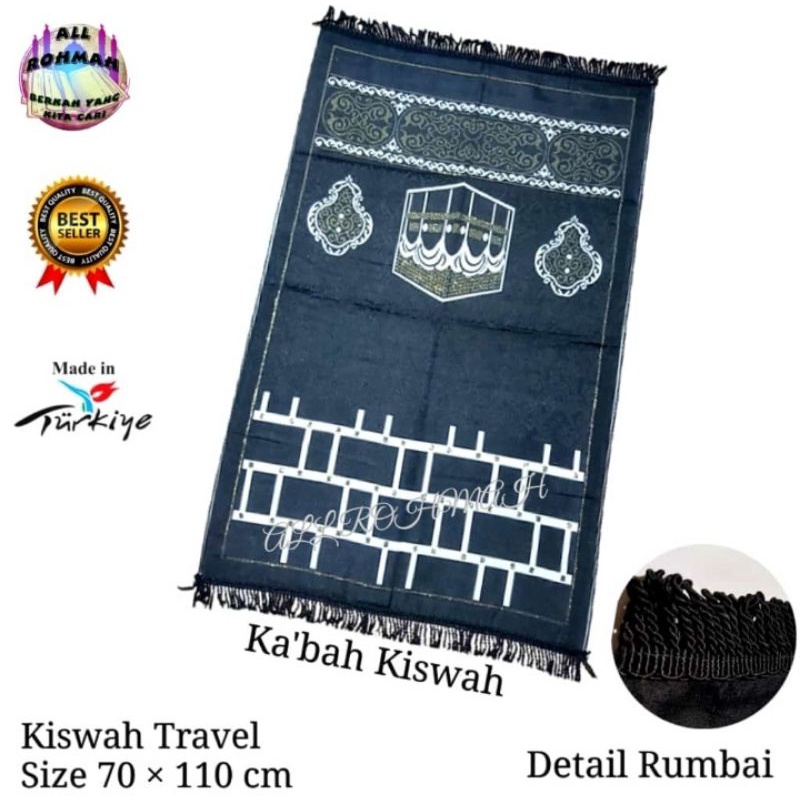 Sajadah Kiswah Turki - Sajadah Souvenir Murah - Sajadah Traveling Tipis