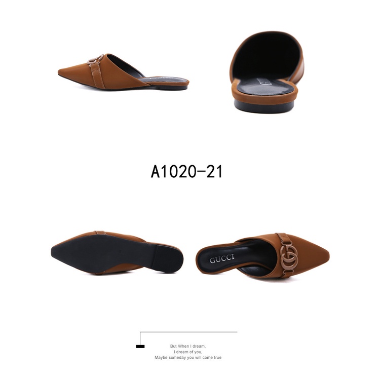 GC  GG Logo Flat Women Shoes #A1020-21