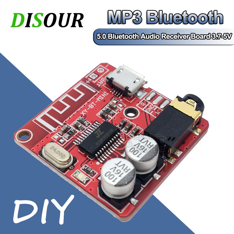 Modul Adapter Receiver Audio Bluetooth 5.0 Mp3 Lossless Jl6925A Wireless Stereo Untuk Speaker Mobil / Mp3 3.7-5v