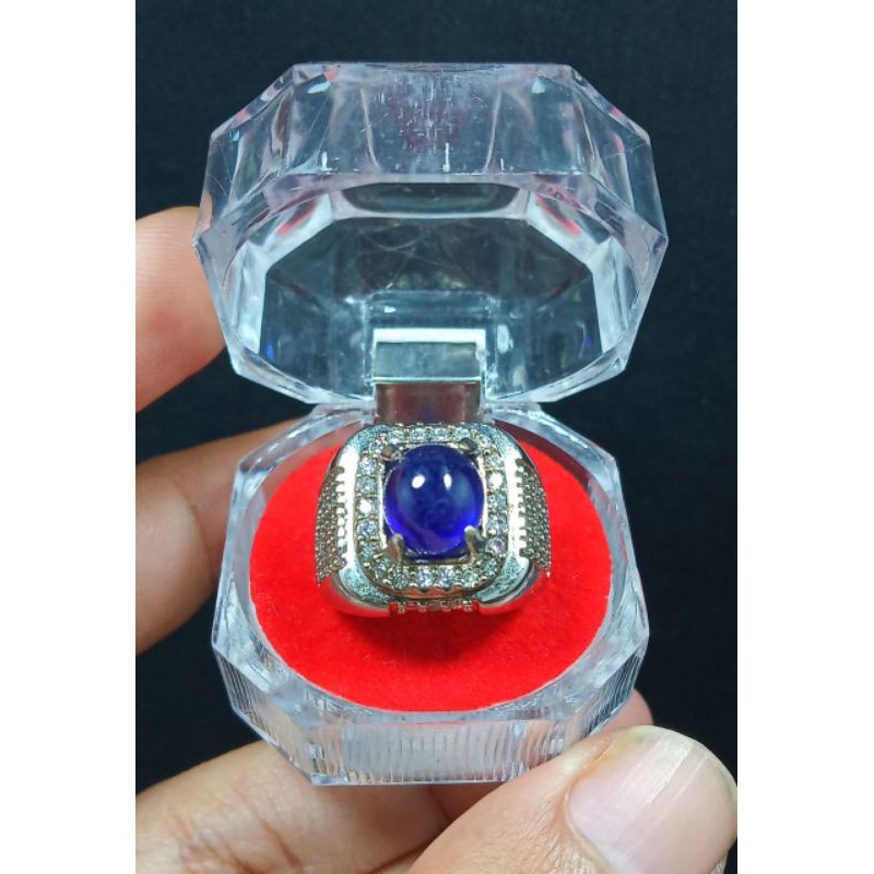 BLUE SAFIR ASLI NATURAL (ORIGINAL) SIAP PAKAI