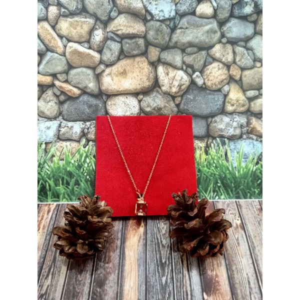 kalung titanium jam pasir mata love