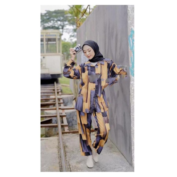 BIANCA ONE SET | SETELAN RAYON PREMIUM | SETELAN WANITA KEKINIAN 2021 | COD//Izdihaar_olshop