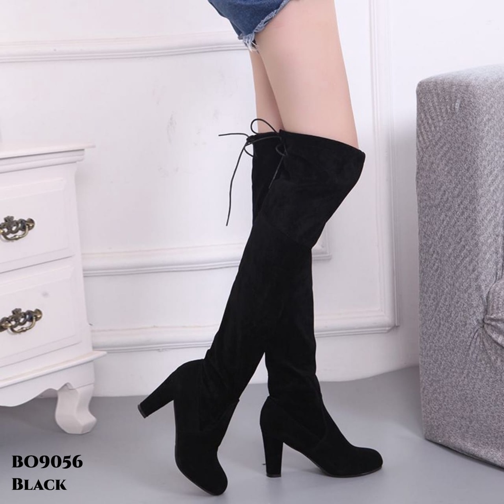 PRF Sepatu Long Boots Flat Korea BO9056