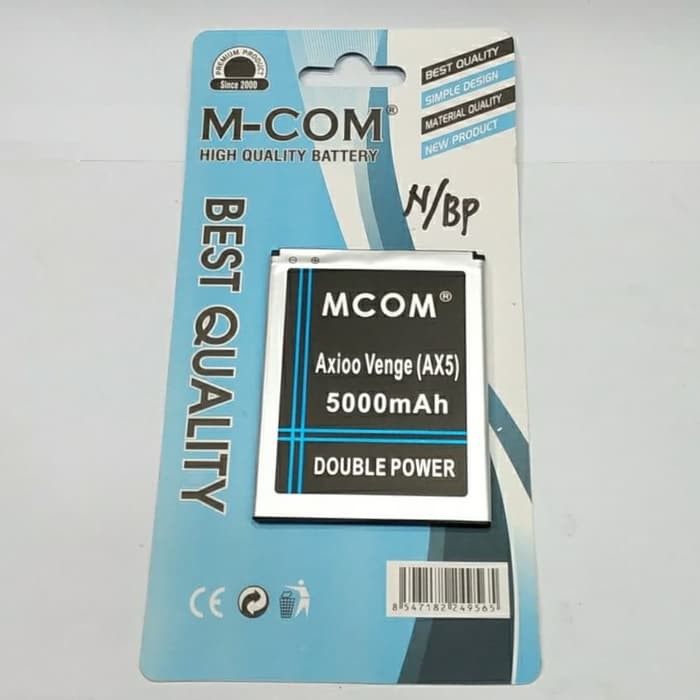 batt baterai battery batle axioo venge ax5 double power Mcom