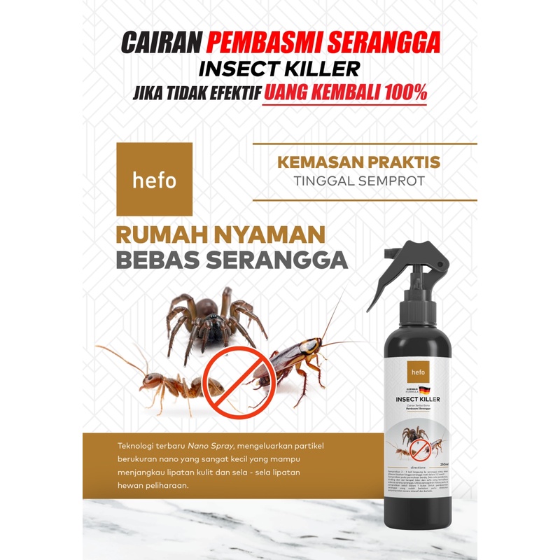 Hefo Insect Killer Cairan Pembasmi Serangga Kecil