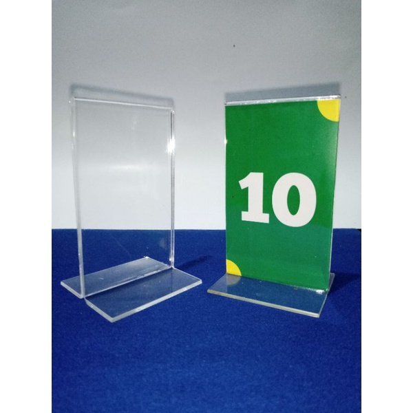 

Akrilik Nomer Meja 10x6 cm