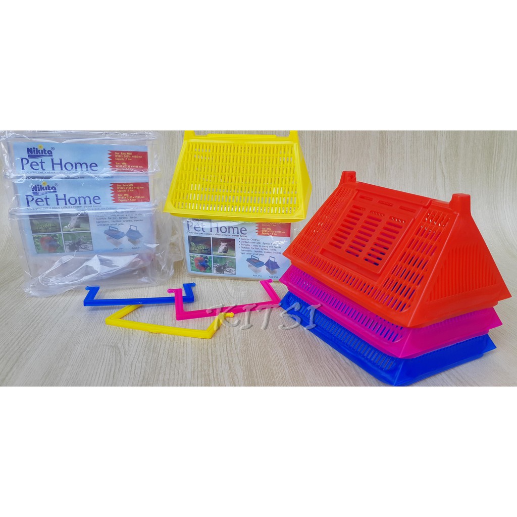 Kandang Marmut / Kandang Hamster / Mini Akuarium / Kandang Tikus Putih  Kecil / Kandang Kura kura / 