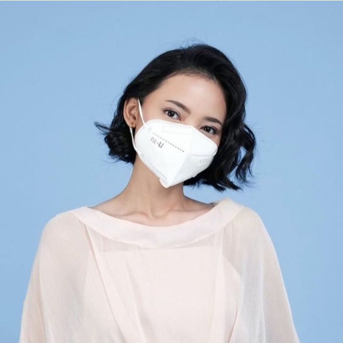 ✨COD✨ MASKER FIT U MASK KN95 5PLY SURGICAL MASK BFE99% ISI 10PCS - Putih