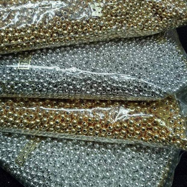 50gr atau 1/2ons mutiara 4mm jepang - Perak