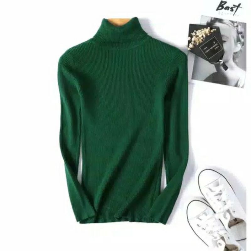 DAISY Turtleneck/Atasan Rajut wanita