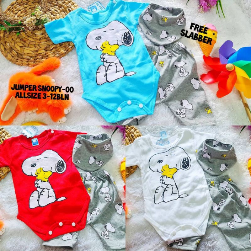 jumper snoopy jumper bayi free slabber