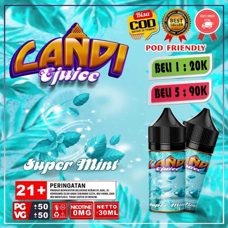 SUPER ZUPER MINT P.0.D 30ML 0N.1.K