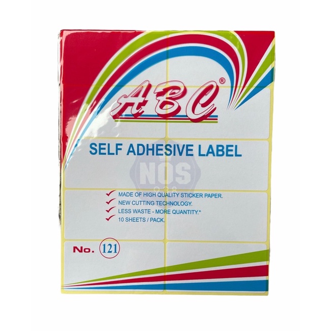 Stiker Label ABC