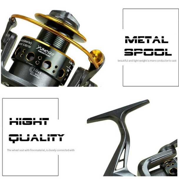 (BISA COD) FTIHSHPYUMOSHI Reel Pancing MG3000 10+1 Ball Bearing - MG30