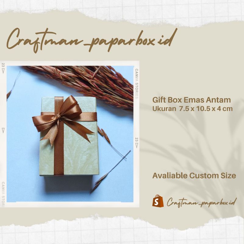 

GIFT BOX ANTAM FANCY PAPER/MINIGOLD/BOX MURAH