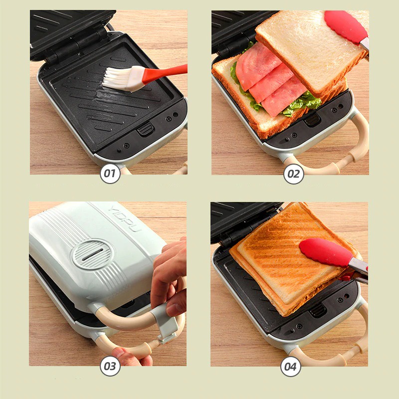 Toaster Sandwich Maker Donut Takoyaki Taiyaki Waffle Maker