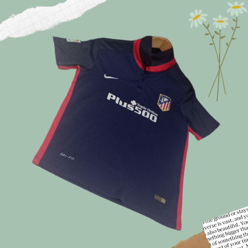 kaos bola anak laki berkerah second by Nike ori