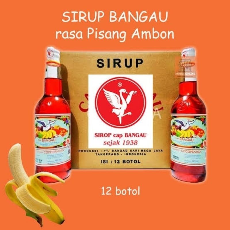 

sirup cap bangau pisang ambon / syrup Bango 620 ml