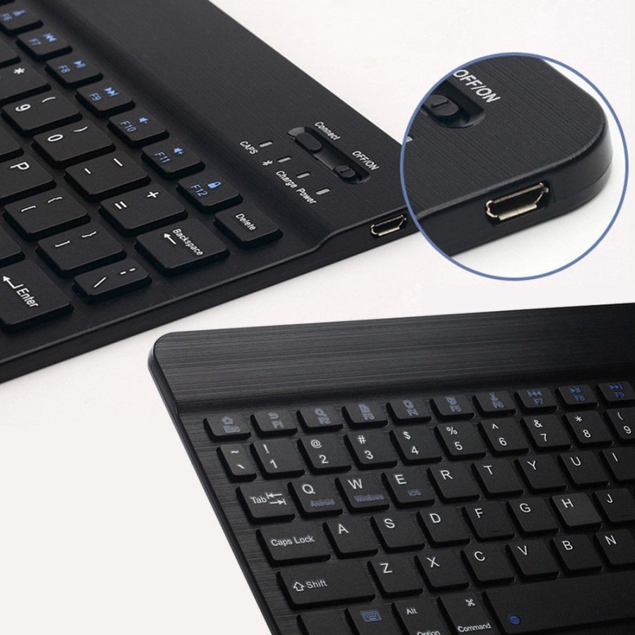 keyboard wireless bluetooth for tab samsung ipad mipad huawei olike advan apple dan bisa juga buat hp