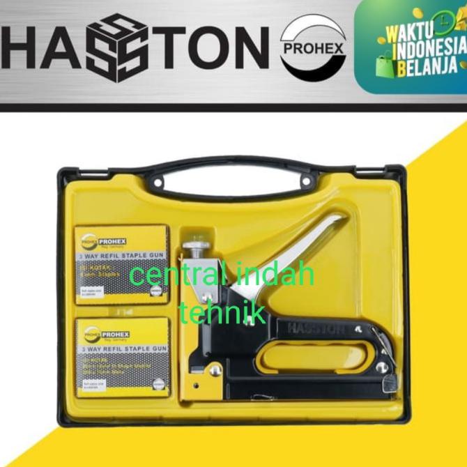 

Murah Staples / Stapler Gun Tembakan Set Box Hasston Prohex Art. 4090-004