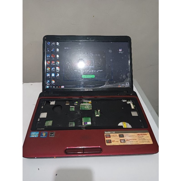 laptop toshiba l740 minus murah
