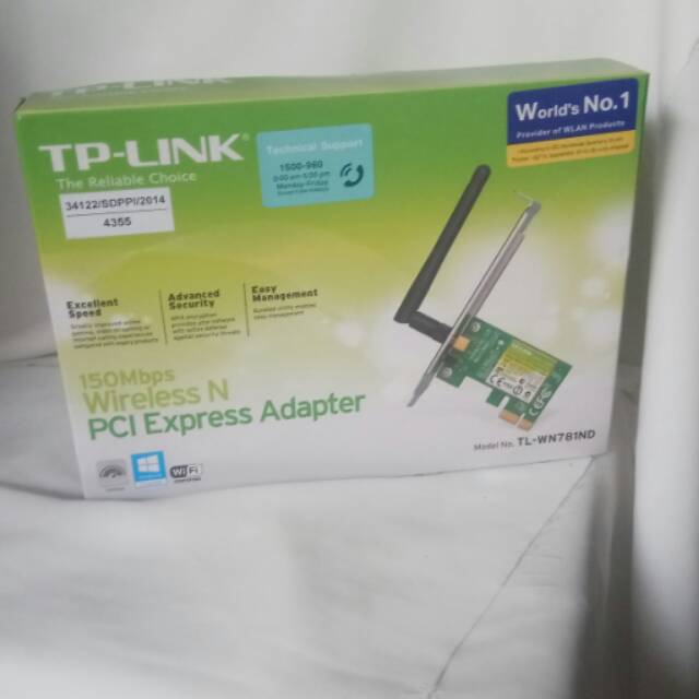 Tplink TL WN 781ND 150mbps wireless pci express adapter tp link WN781ND