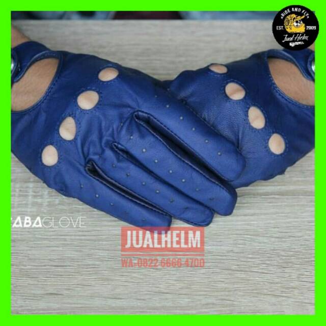 Sarung Tangan Motor/Sarung Tangan Kulit/Caba Element F Blue