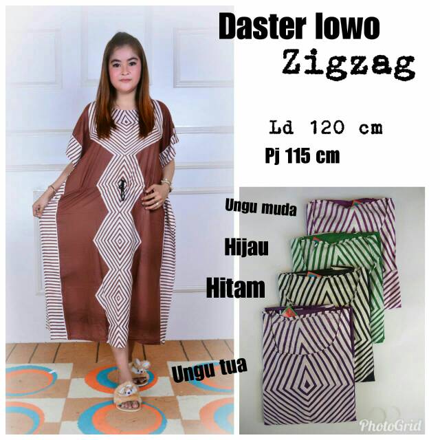  Daster  lowo zigzag grosir  baju  tidur daster  jumbo ibu 