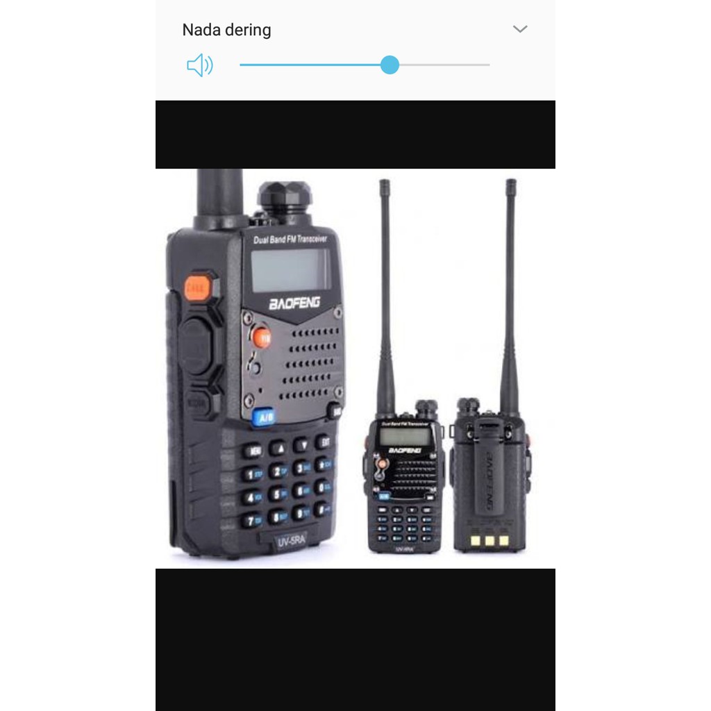 HT Baofeng UV 5RA Dual Band Limited