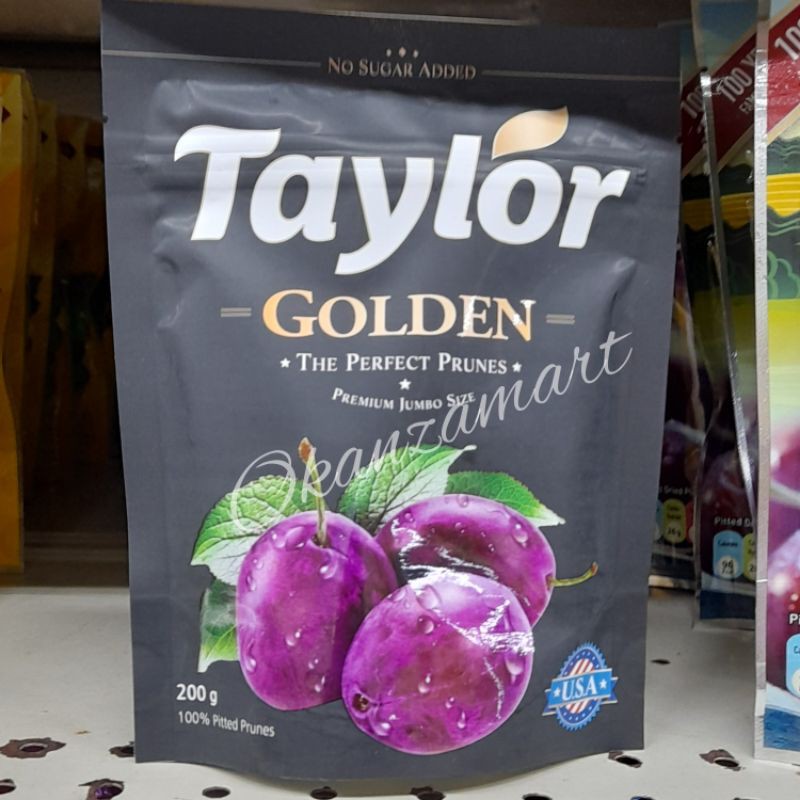 

Taylor Golden Prunes 200gr