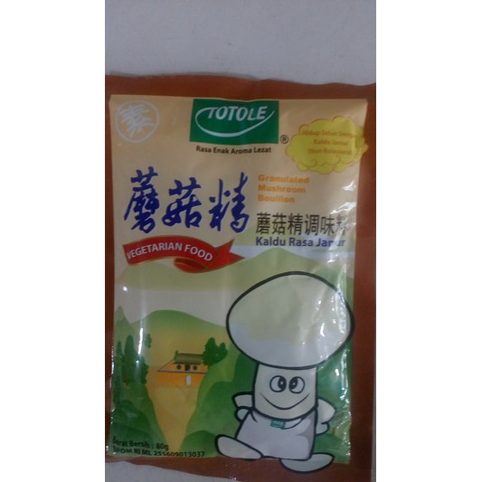 

TOTOLE KALDU JAMUR 80 GR NON MSG