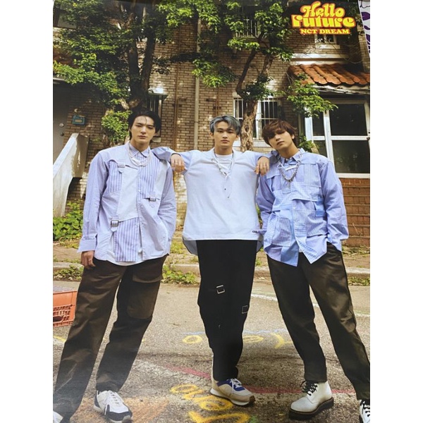 [PROMO PAKET] Rolled Poster Hello Future, 2 FP, Envelope, tatoo | NCT Dream