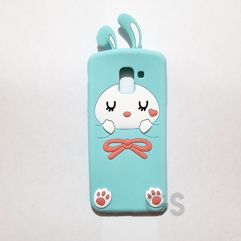 Silikon 3D karakter for SAMSUNG J6 silicon softcase casing hp lucu Silikon boneka lucu pelindung hp case tebal karet softcase lentur