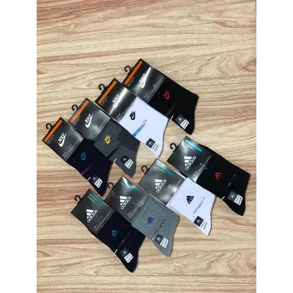 Kaos Kaki Olahraga Nike Adidas Pendek Semata Kaki Socks