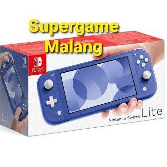 Nintendo Switch Lite Blue Biru Game Console Gaming Games Limited Edition