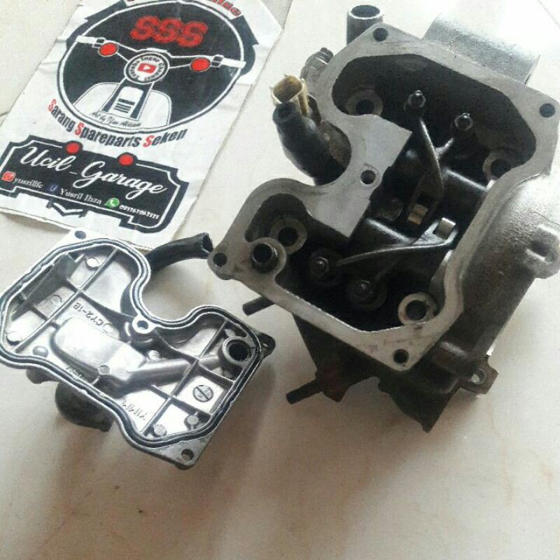 (PROMO) CYLINDER HEAD KOP JUPITER MX LAMA MX 135 NEW VIXION OLD SEKEN ASLI ORIGINAL